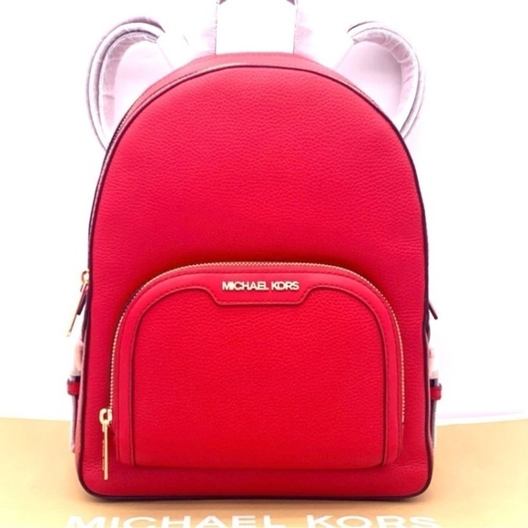 Michael Kors Jaycee Medium Backpack Bright Red/Gold main image 6